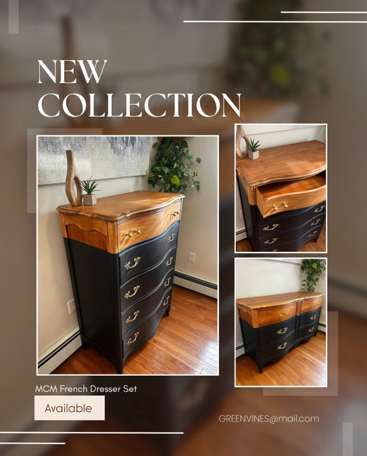 MCM French Dresser Set
